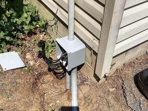 electrical service to outbuildings