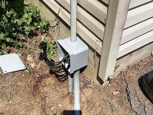 electrical service to outbuildings