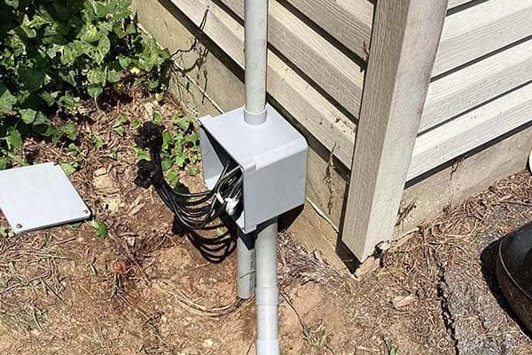 electrical service to outbuildings
